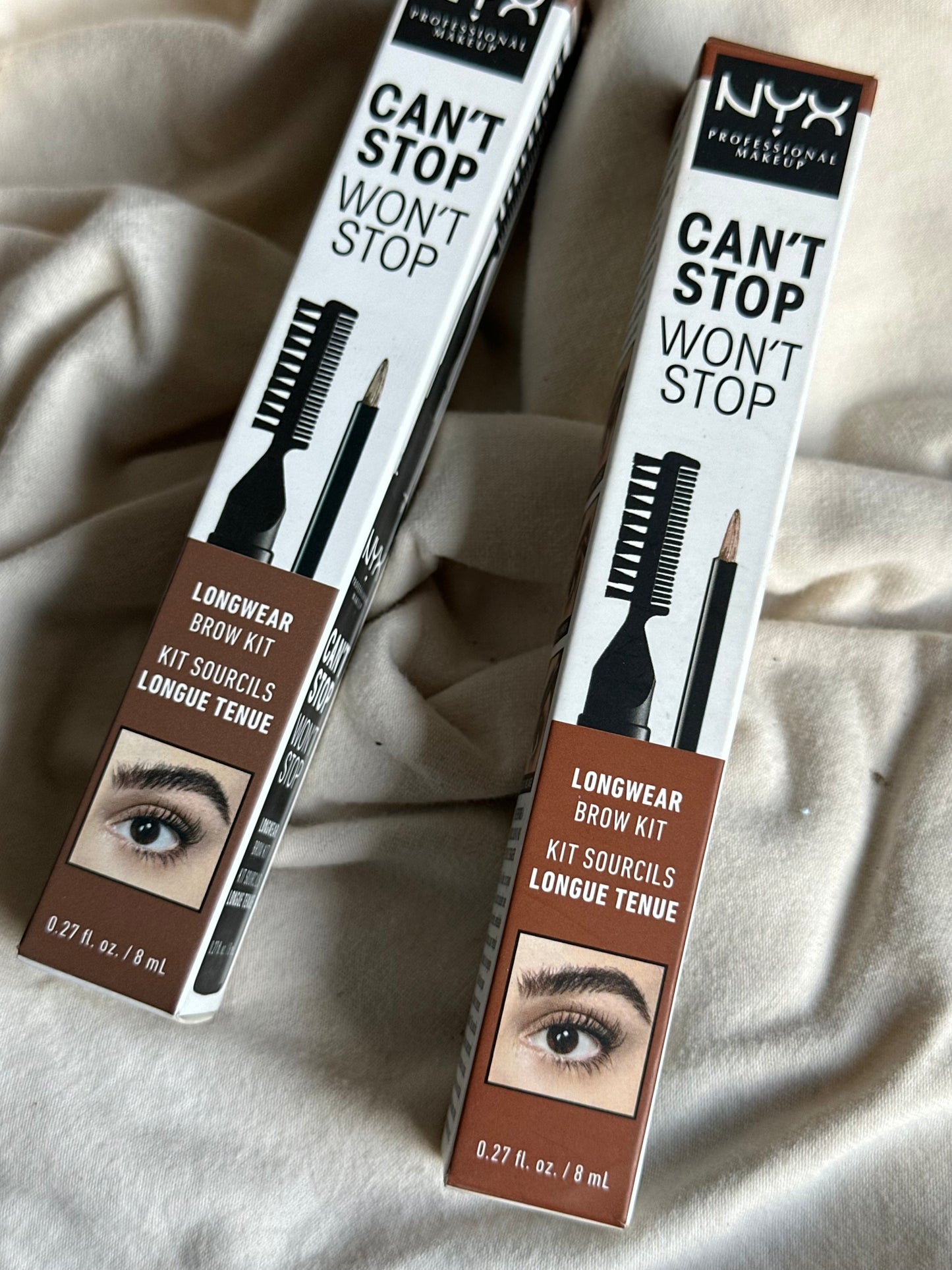 NYX PROFESSIONAL MAKEUP Can't Stop Won't Stop Longwear Eyebrow Kit - Chocolate